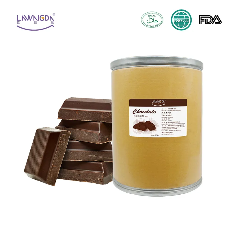 Aroma in polvere al cioccolato per bevande al caffè istantaneo Cina Polvere di aroma alimentare ad alta concentrazione per cottura al forno